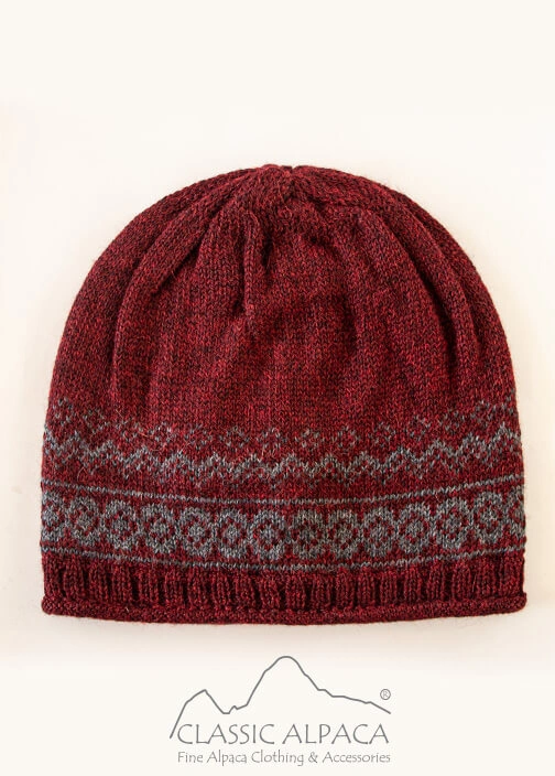 Cozy Arctic Alpaca Hat: Warm Winter Wonderland Comfort.