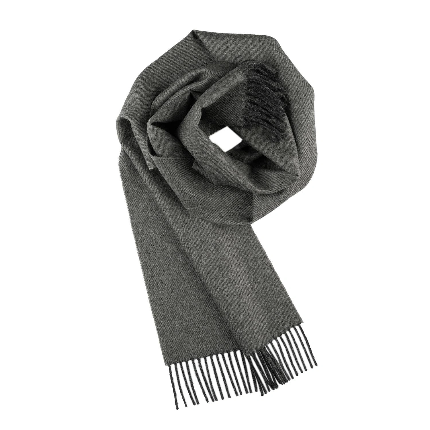 Carbon Dream: Sumptuous Baby Alpaca Scarf for Cozy Style