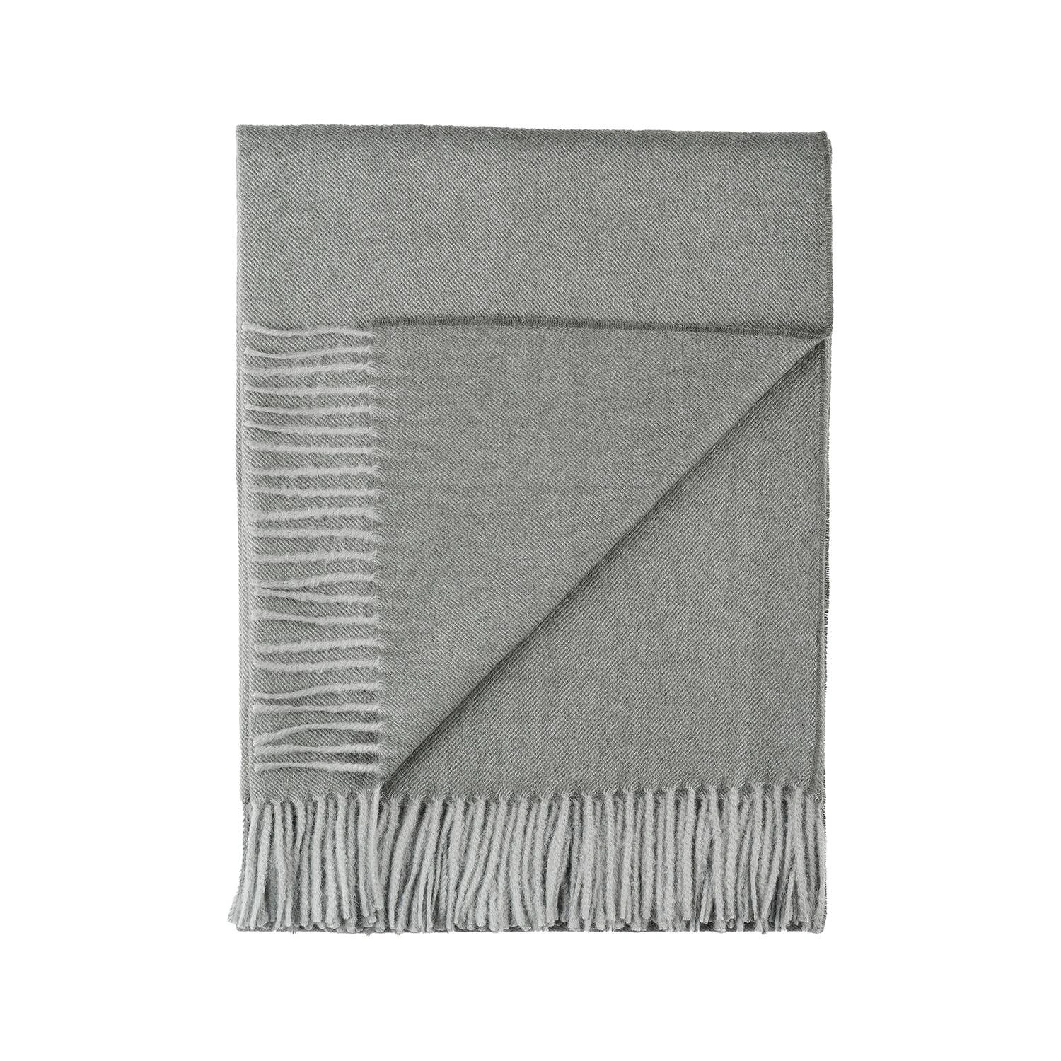 Cloudspun Baby Alpaca Throw – Iron Ore Luxe